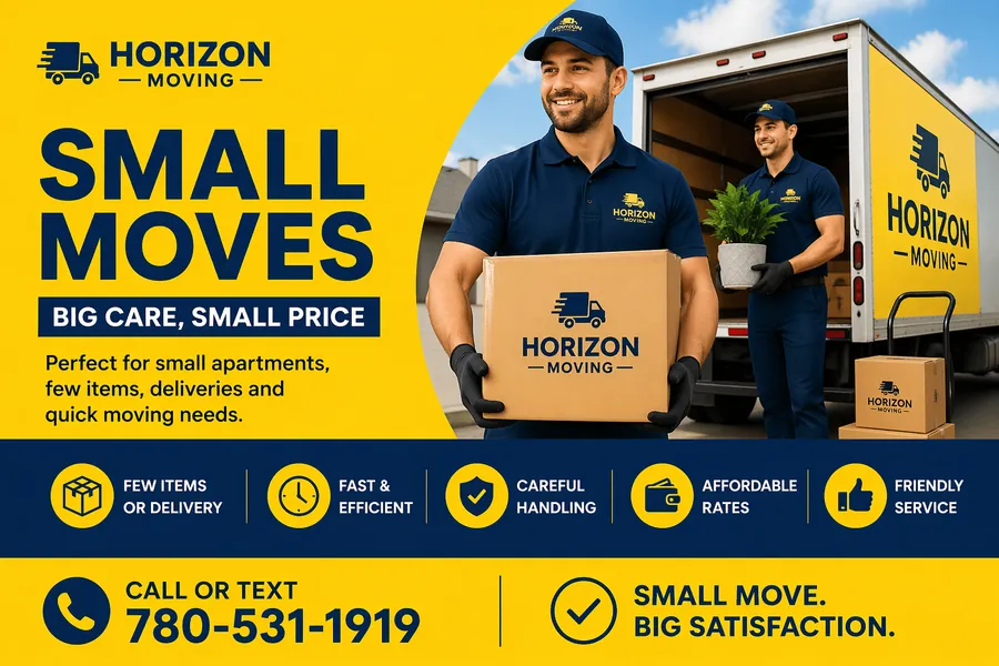 Small moves Fort McMurray - Horizon Moving single item specialists