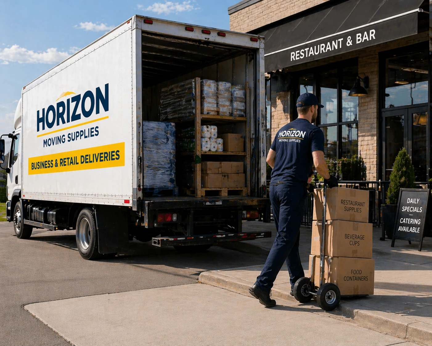 Business and retail deliveries - Horizon Moving Fort McMurray movers